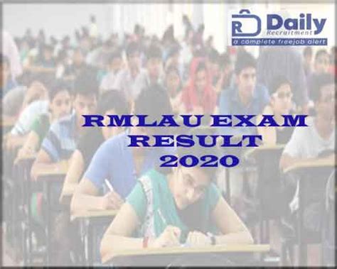 RMLAU Exam Result 2020 (OUT @ 09.12.2020), BA/ BSc/ MA, .
